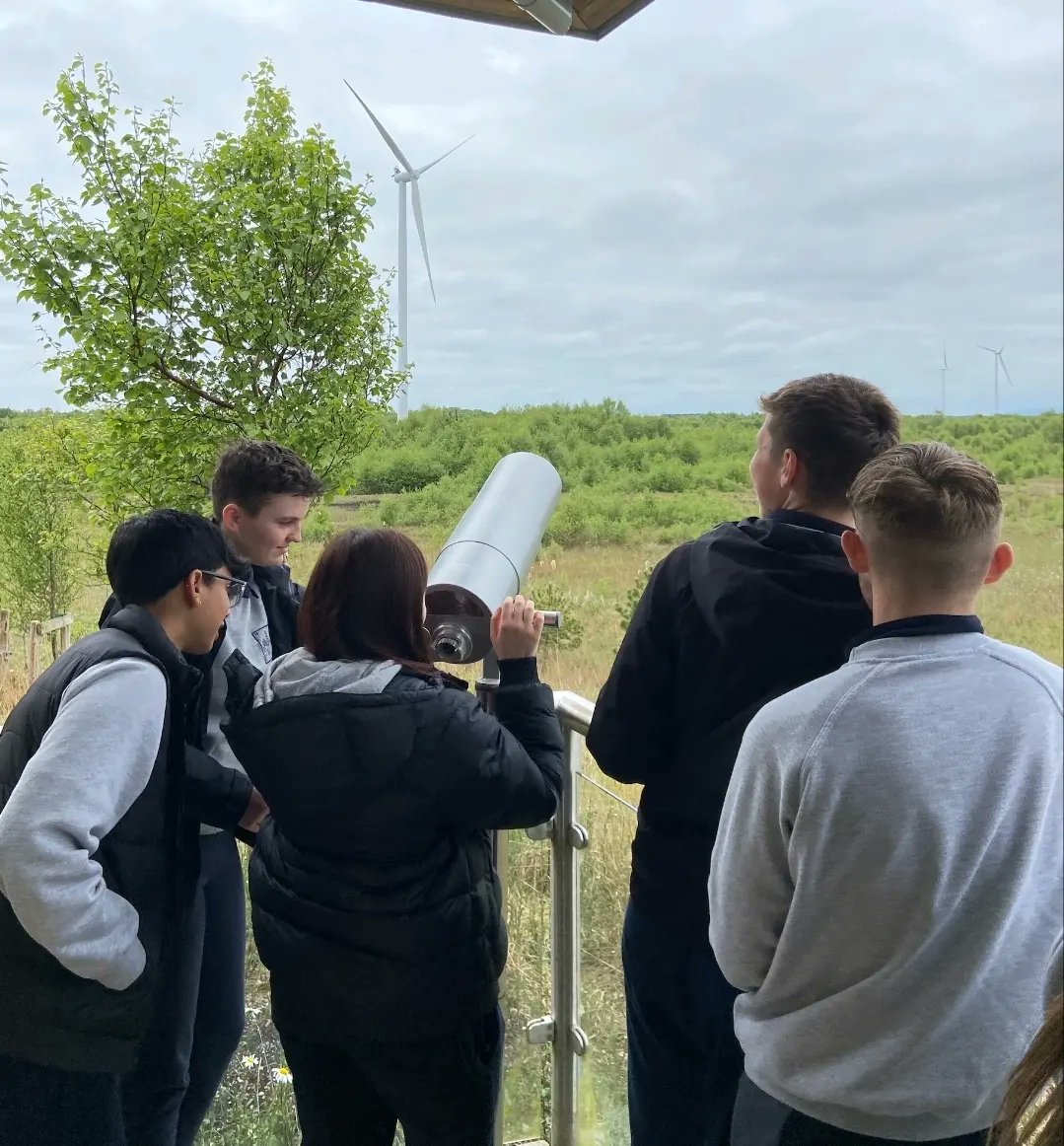 Yesterday, our TYs took a trip to Mount Lucas Wind Farm! Here, students learned about wind energy and sustainability. Thank you to all at Mount Lucas Wind Farm for having us!🤩 #hfcsrathcoole #windfarm #ty