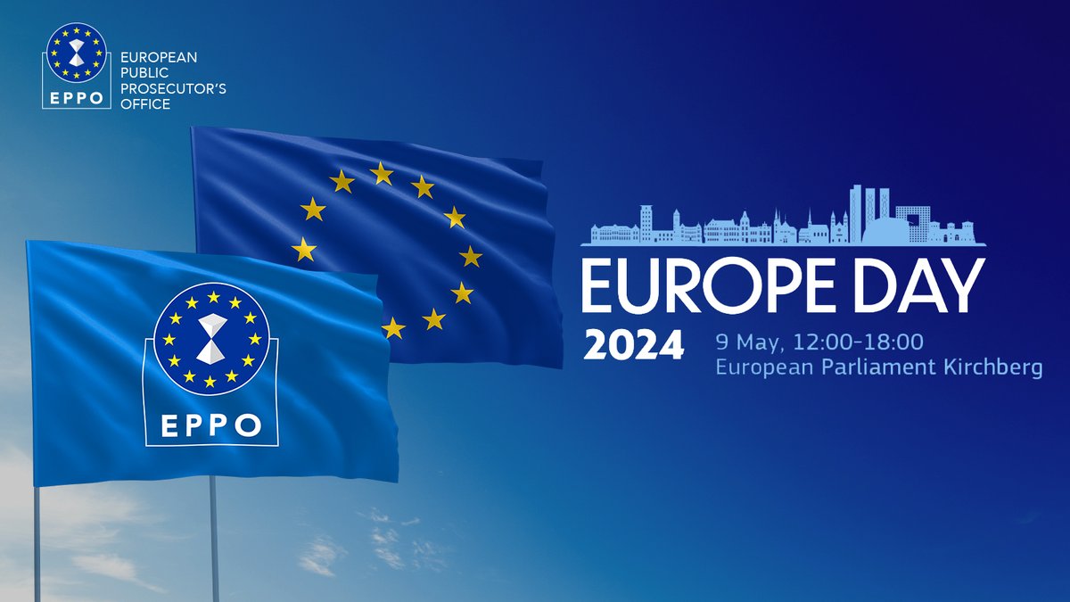 🇪🇺 Tomorrow is Europe Day! If you're in Luxembourg, swing by the European Parliament to see EU institutions, including EPPO, and embassies showcasing their work. Let's celebrate unity and diversity together! #EuropeDay 🎉