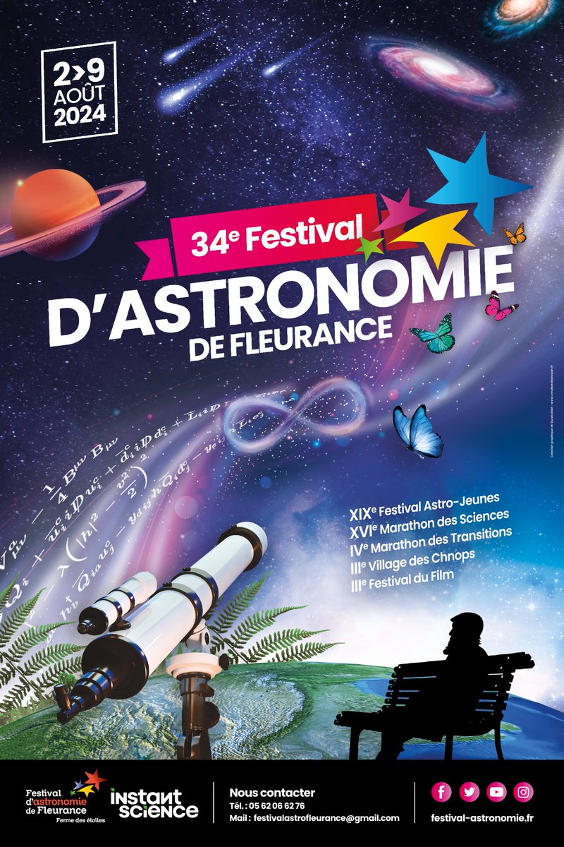 Et pour retrouver Miho en 'live", ce sera vendredi 9 août à 21h30 au @FestivaldeFleurance pour la remise du Prix et la conférence de clôture de la 34ème édition...