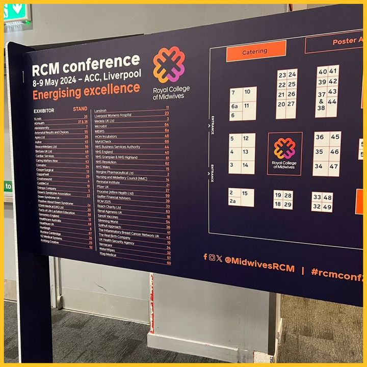 🤰Creativeworld Health are thrilled to be at the <a href="/MidwivesRCM/">Royal College of Midwives 💙</a> Conference.

Come and find us at stand 4 and have a chat!

#Creativeworld #healthmarketing #midwifery #midwives #maternity #RCMConf2024