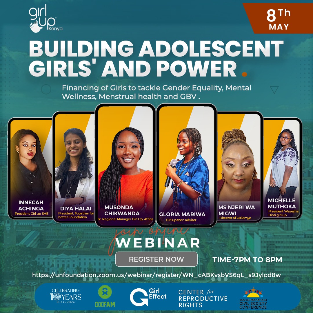 "Excited to join the conversation as a speaker at the Girl Up Kenya event, courtesy of the UN Foundation, to address gender-based violence in Kenya. Let's amplify our voices and drive meaningful change together! #GenderEquality #EndGBV #girlupke