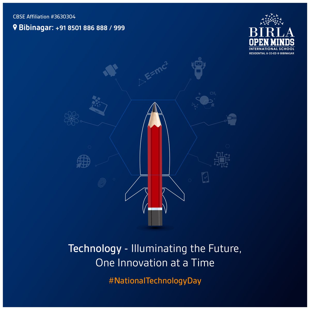 What’s that one tech object you ALWAYS dreamed about possessing?

Tell us in the comments below.

#NationalTechnologyDay #BirlaOpenMinds #BirlaOpenMindsBibinagar #ResidentialSchool #AdmissionsOpen #InternationalSchool #CBSEschool #Bibinagar #Hyderabad
