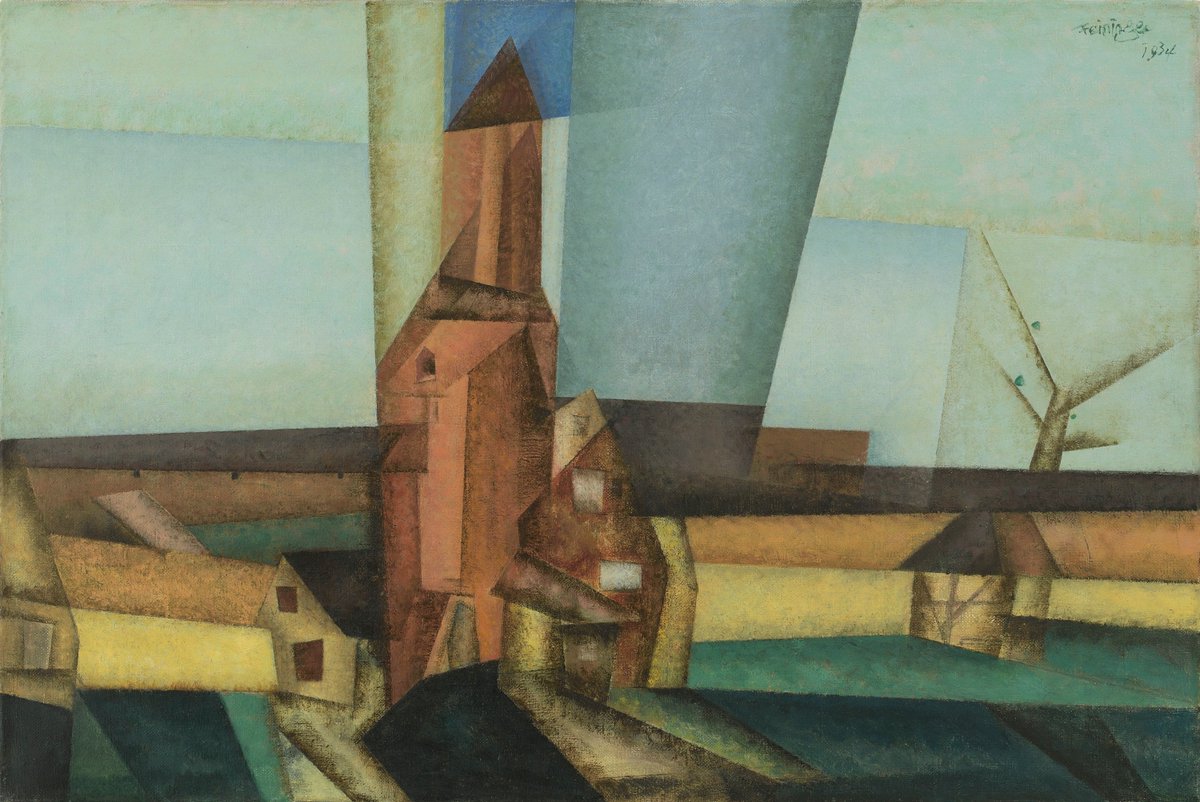 Lyonel Feininger, Der Pulverturm II (The Powder Tower II), 1934