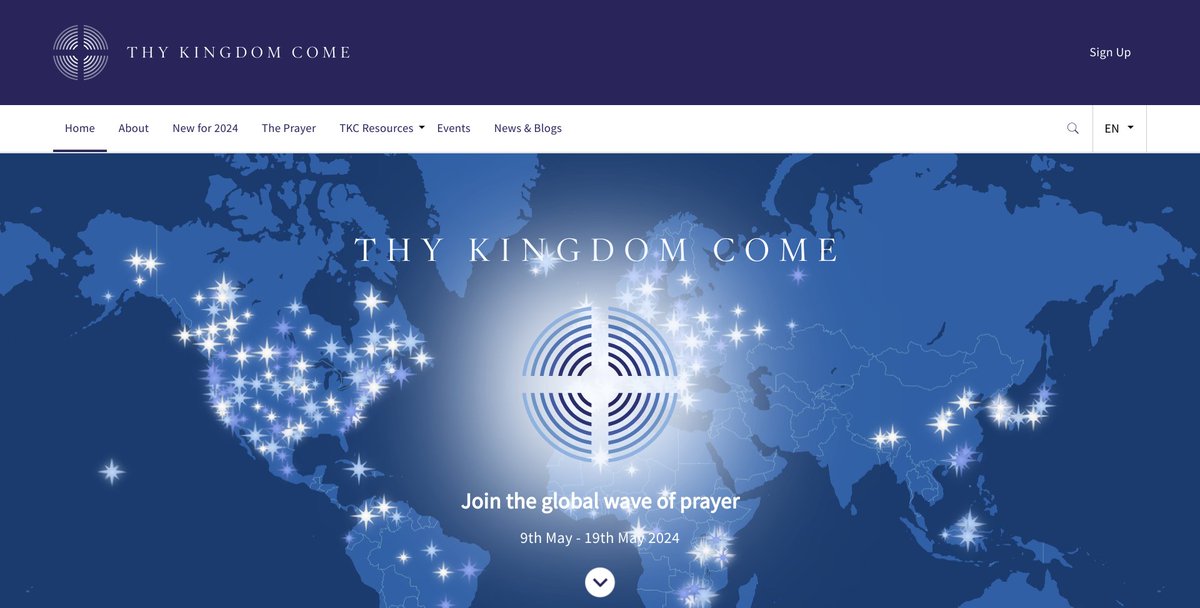 Originally a 2016 invitation from the Archbishops of Canterbury & York to @churchofengland, #ThyKingdomCome has grown into an international & ecumenical call to prayer, uniting Christians in nearly 90% of countries worldwide
See: thykingdomcome.global
