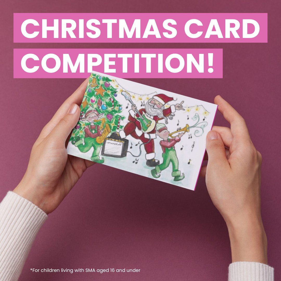 Calling all super talented kids living with SMA aged 16 and under! 🎉 Join our competition to design the ultimate SMA UK Christmas Card for 2024! 🎄✨ Entries open till June 30th! 🎨 Every entrant gets a special surprise gift! 🎁 More details at bit.ly/3wqm9Rh 🎁