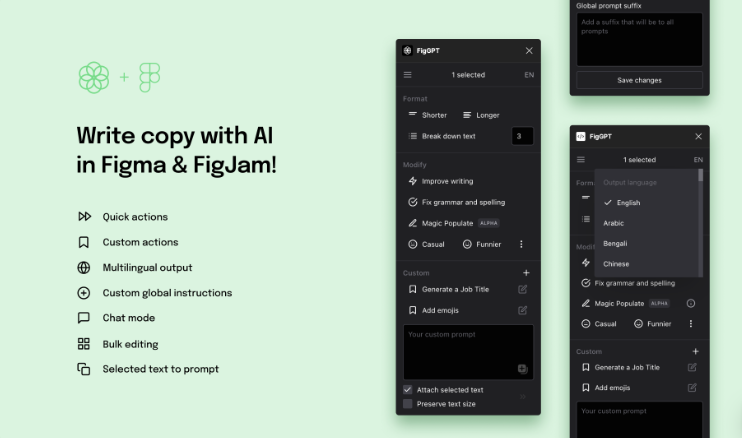 WebUpDigital_'s tweet photo. Attention UI/UX Designers! Discover these 08 essential AI Figma plugins 
1)PhotoRoom 
2)Ando 
3)FigGPT
4)https://t.co/awFDy5vSMx 
5)PicsAI 
6)Magestic 
7)WireGen
8)Supa Gradient 

#UIDesign #UXDesign #FigmaPlugins #DesignProductivity #AIinDesign #DesignTools #DigitalDesign https://t.co/5vAmY5aCMI