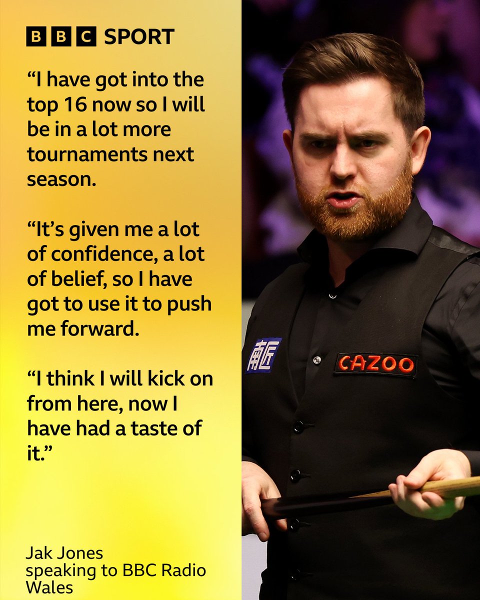 The future is bright for Jak Jones 🤩 #BBCSnooker