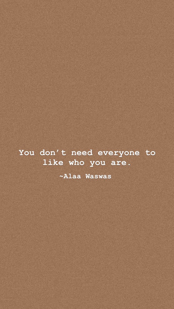 You don’t need everyone to like the way you are. #alaawaswas #be_realistic_be_wise 
#happiness #healing #healingjourney #selfhelp #selfhealing #selflove #mentalhealthawareness #positivevibesonly #positivity #wisdom  #selfawareness #success #poet #writer #poem #quoteoftheday