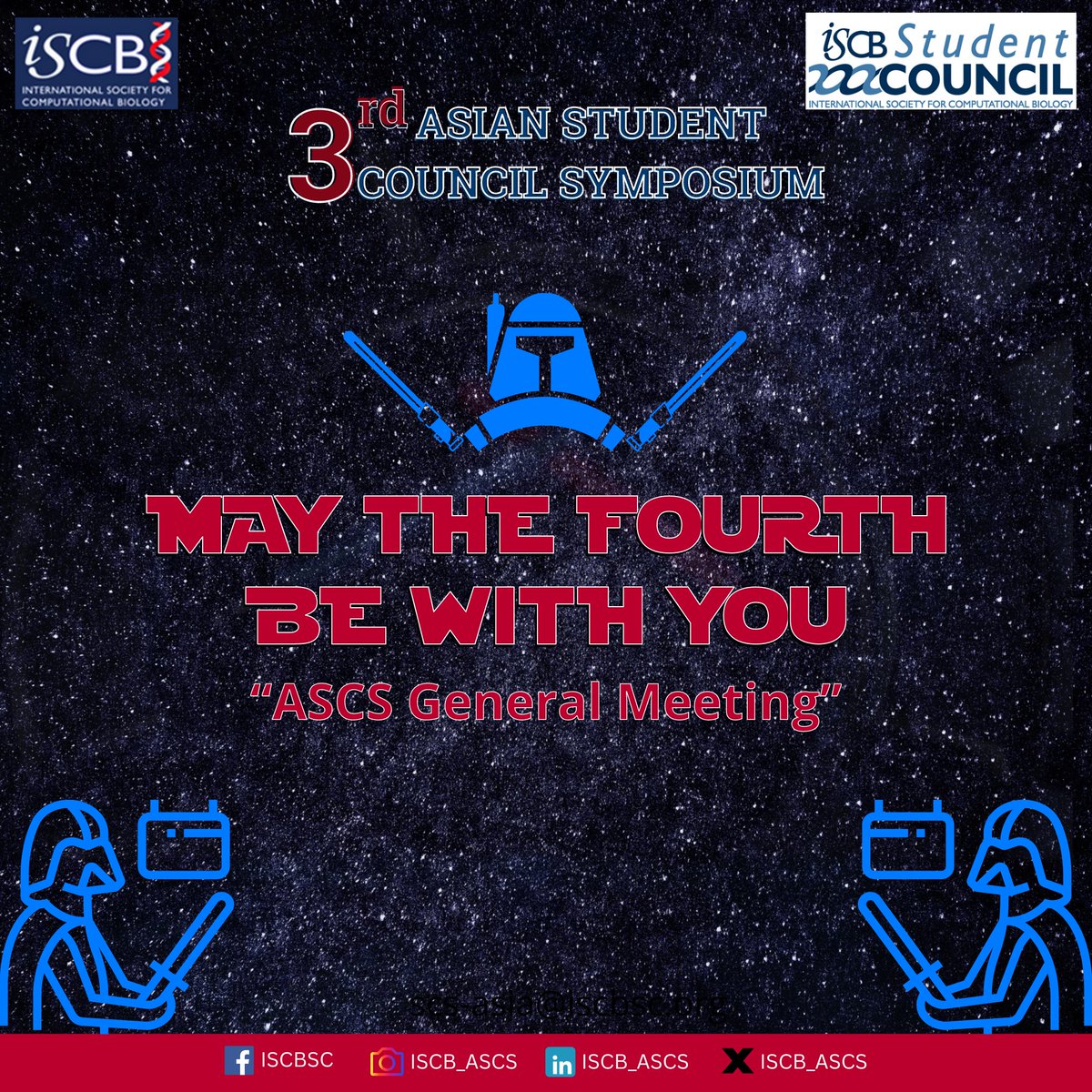 🌟​ May the Force be with you! 🌟​

🗓️​ Mark your calendars because something amazing is happening. We can't wait to see you on October 22nd! 🎉​

Stay tuned for more updates! 💫​✨​

#MayTheForceBeWithYou #SaveTheDate #October22nd
@iscb
#Bioinformatics  #ComputationalBiology