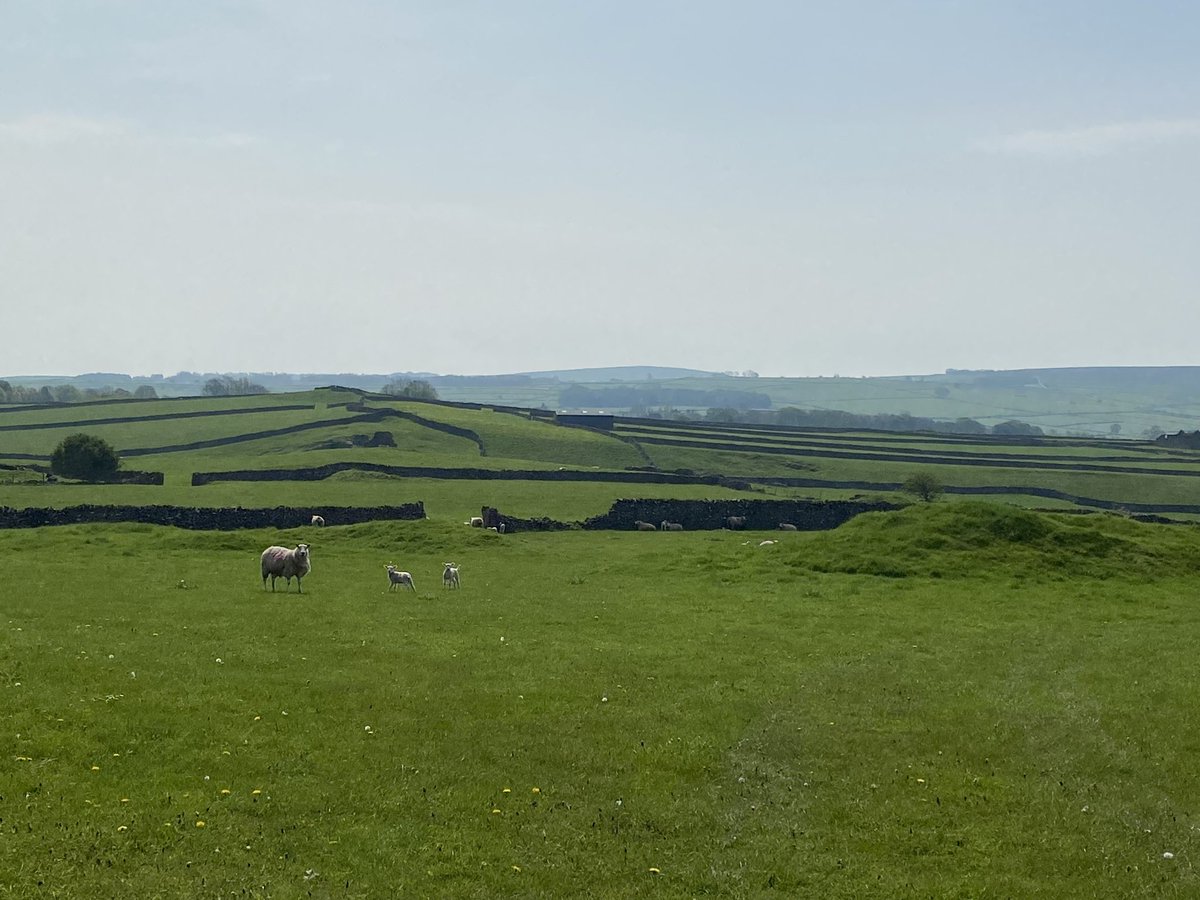 Off we go on our walk to Eyam!