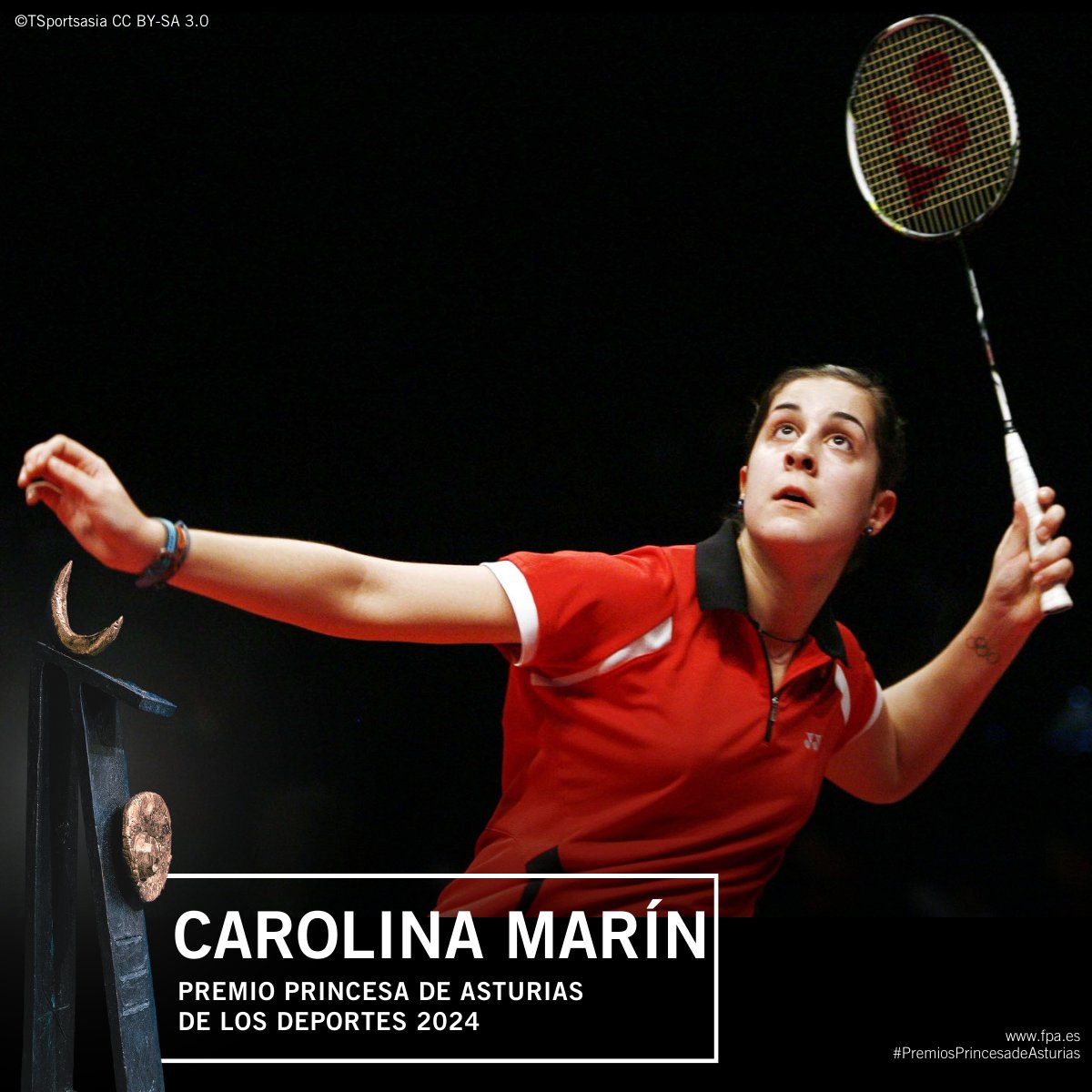 #ÚLTIMAHORA: @CarolinaMarin ha sido galardonada con el Premio Princesa de Asturias de los Deportes 2024.
#PremiosPrincesadeAsturias