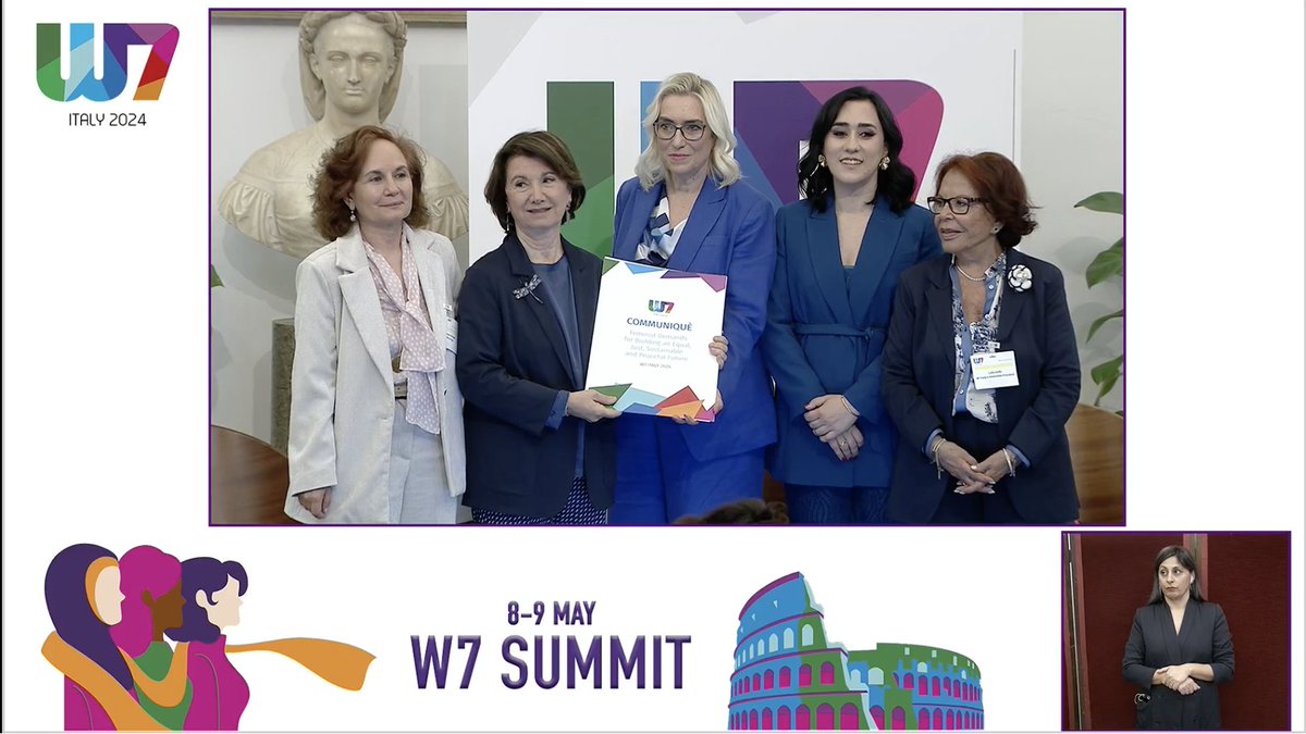 Il Summit <a href="/Women7official/">Women 7</a> è un tassello fondamentale in vista del <a href="/G7/">G7</a> a guida italiana. Come <a href="/ValoreD/">Valore D</a> siamo tra gli Advisors che hanno partecipato alla redazione del #Communiqué e crediamo fortemente nel suo indirizzo per un cambiamento tangibile. drive.google.com/file/d/1f-eIzT…