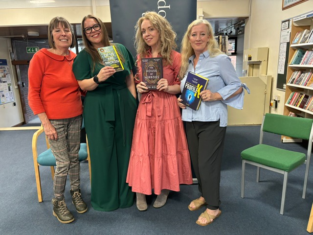 Huge thanks to @Helen_Fields, @mserinkelly and @FionaAnnCummins for a fabulous event at the #Chorleywood Library last night - such an interesting discussion! 🤩 If you missed it, we have *signed copies* of all the books in the shop, so drop in and take a look!