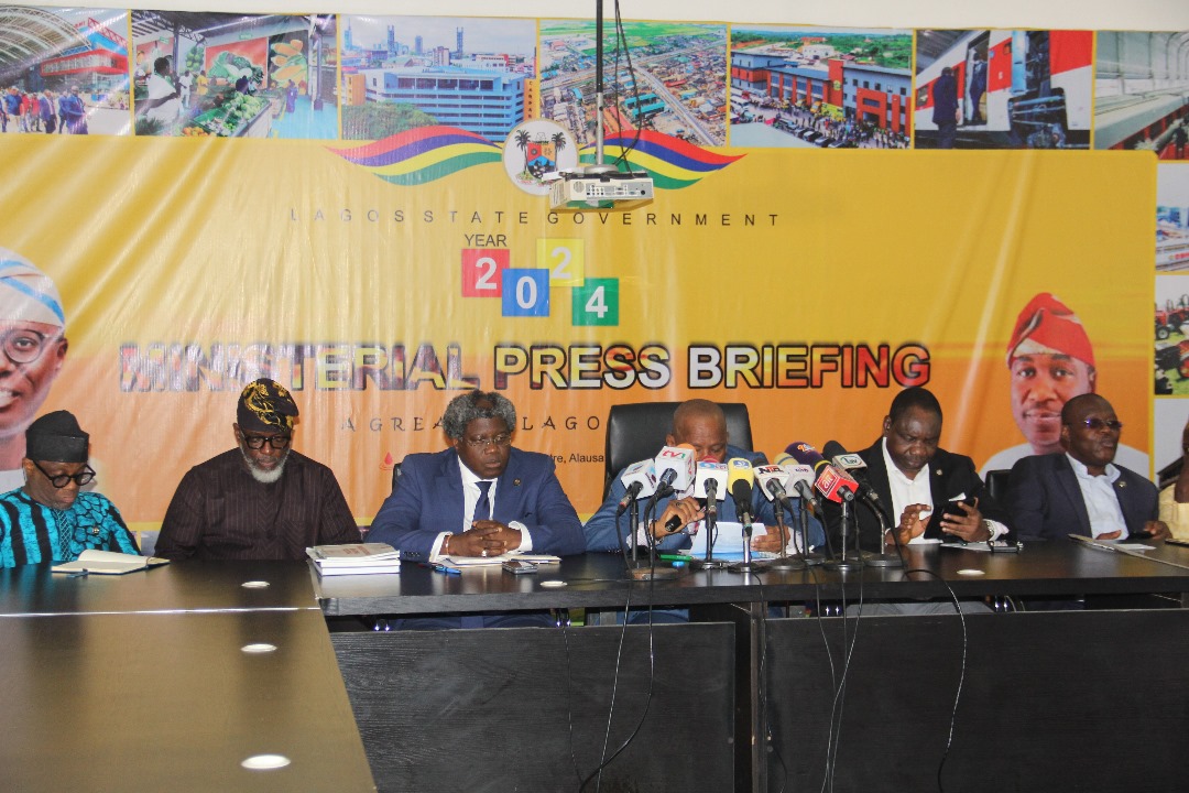 YEAR 2024 MINISTERIAL PRESS BRIEFING: MINISTRY OF PHYSICAL PLANNING AND URBAN DEVELOPMENT.

#2024MinisterialPressBriefing 
#LASG 
#AGreaterLagosRising