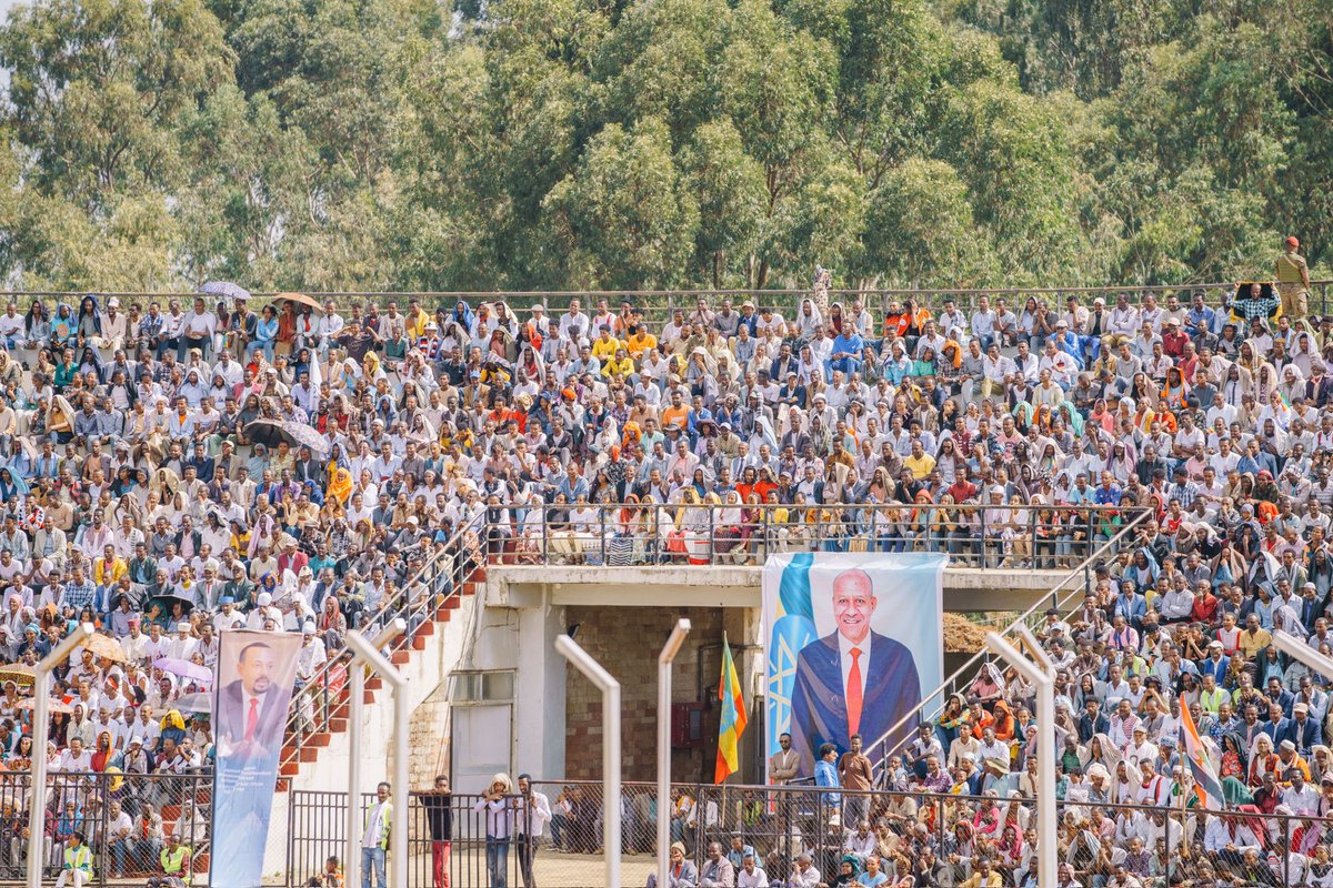 In a public event held at Welega Stadium, PM Abiy emphasized the importance of peace & unity among the Oromo people, urging them to uphold the progress they've made and strive for further positive changes. He underscored the need for economic freedom and maintaining peace.