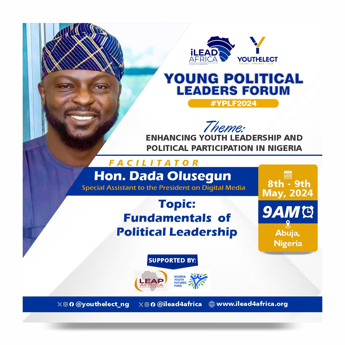 I'm honoured to be speaking at the YOUNG POLITICAL LEADERS FORUM 2024, where I'm sharing insights on the Fundamental Principles of Effective Political Leadership. #YPLF2024