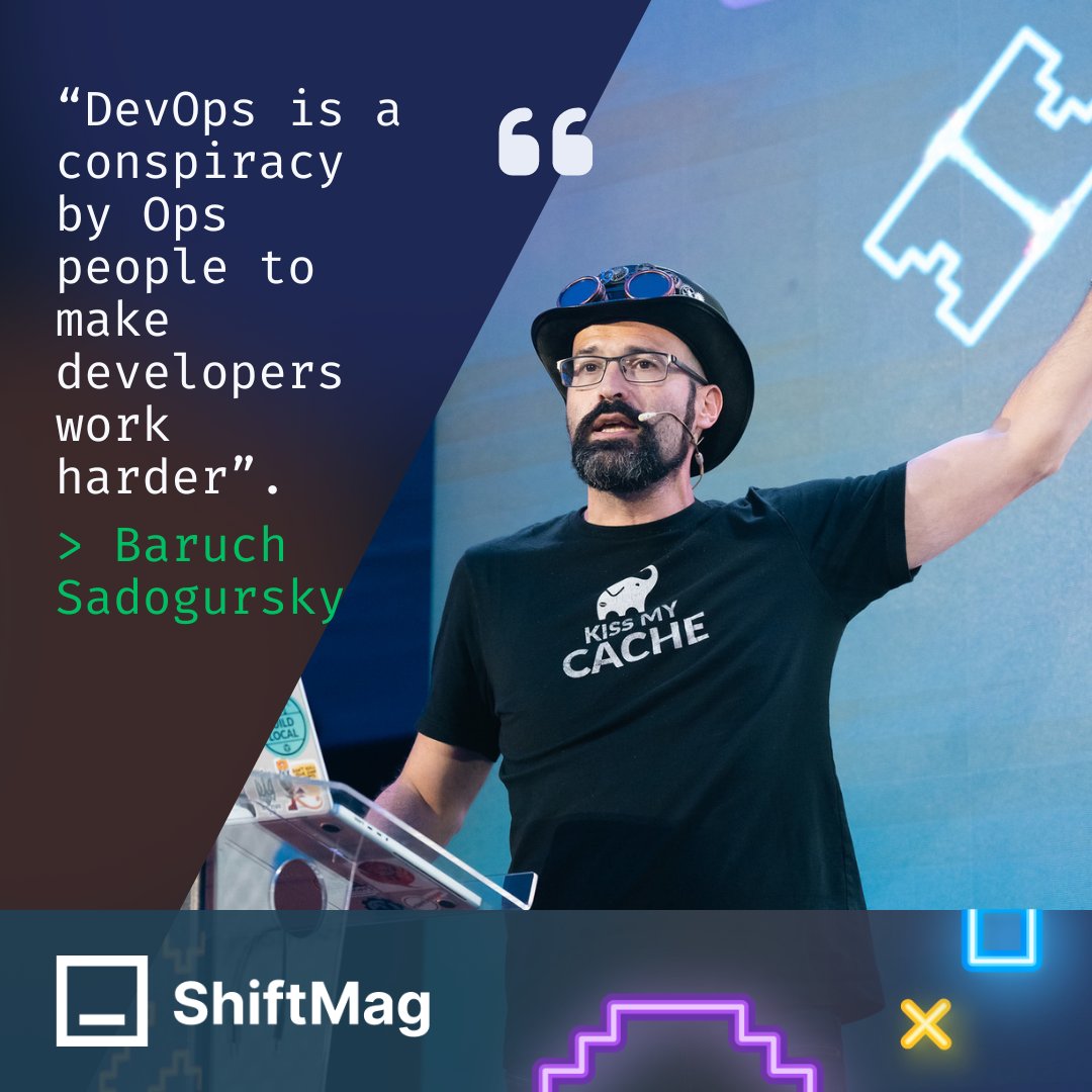 It definitely is a plot by Ops, says @jbaruch, but #DevOps is also an evolution and a means to an end. Link to the full article - go.infobip.com/4dtbvtP