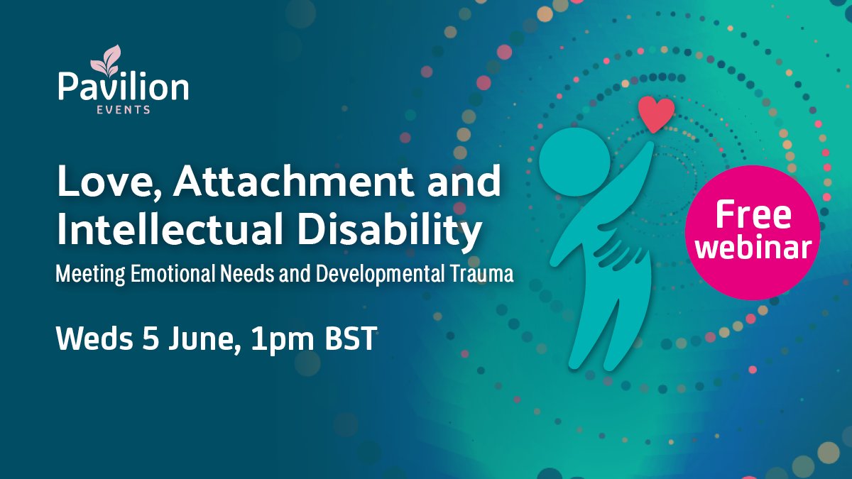 Our next FREE webinar with @LDTonline is all about exploring attachment theory and practices to provide better emotional support for people with intellectual disabilities affected by trauma. Learn more bit.ly/3JMIMma