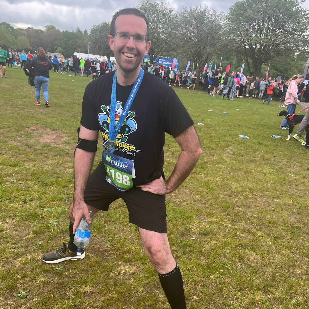 There is a different BUZZ when you run for BUMBLEance 🏅 Congratulations to Brendan from Peninsula Group and Katie from Lindon Group for completing the Belfast Marathon! 🎉 Your dedication and achievement are inspiring. #BelfastMarathon #BUMBLEance #Congratulations