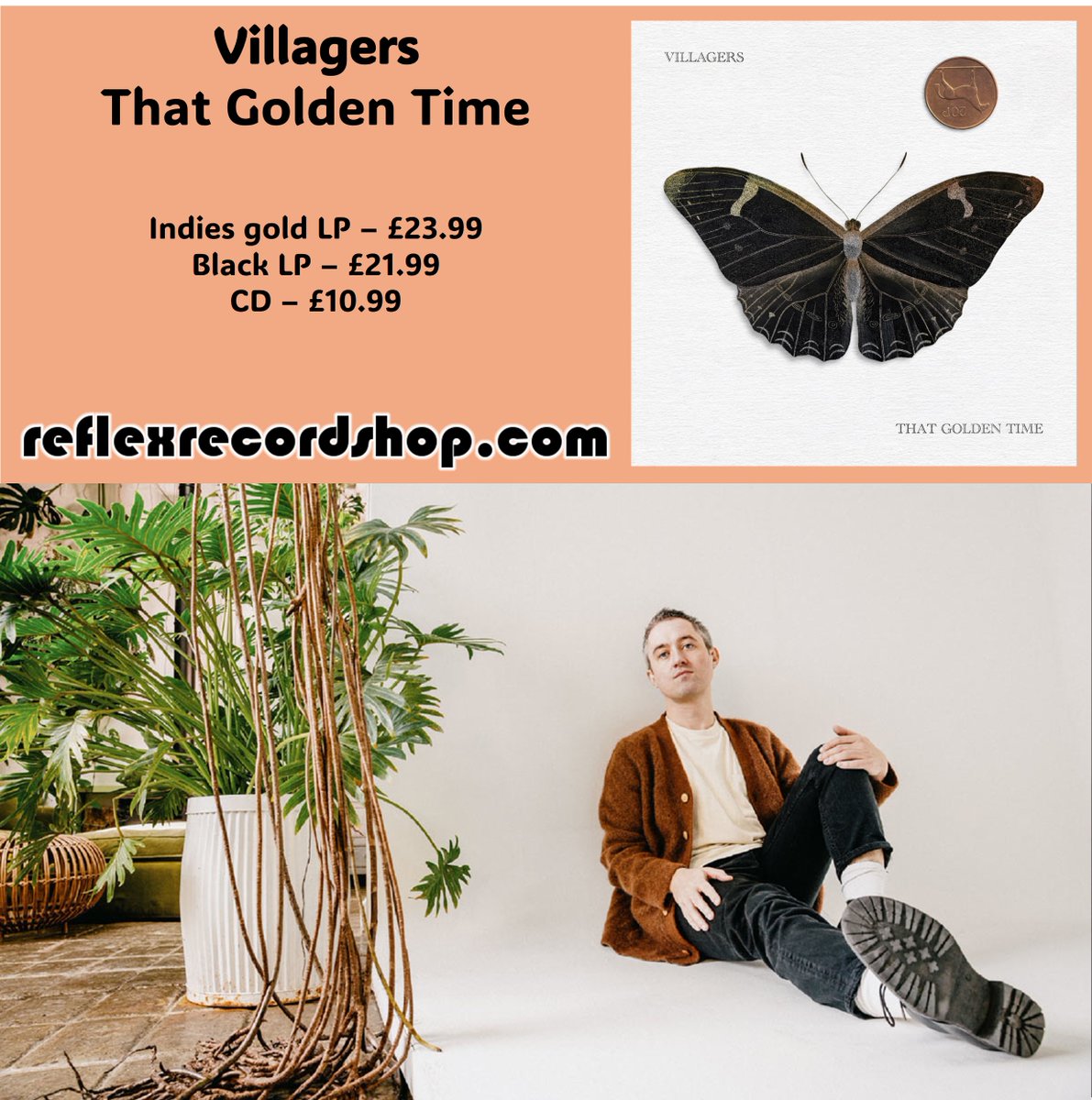 🌟Out Friday🌟 'For me, That Golden Time has an internalised voice, so much so that I almost found it impossible to let anyone else in. It's probably the most vulnerable album I've made.' - Conor O'Brien Pre-order: reflexrecordshop.com/product/61932/… @wearevillagers @Dominorecordco