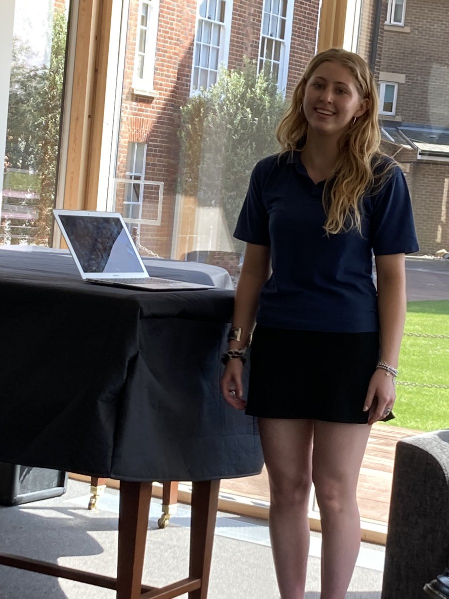 Amazing performance from L6 Granta girl at final Balgarnies of year 🎶🎤🎵🎹🎸