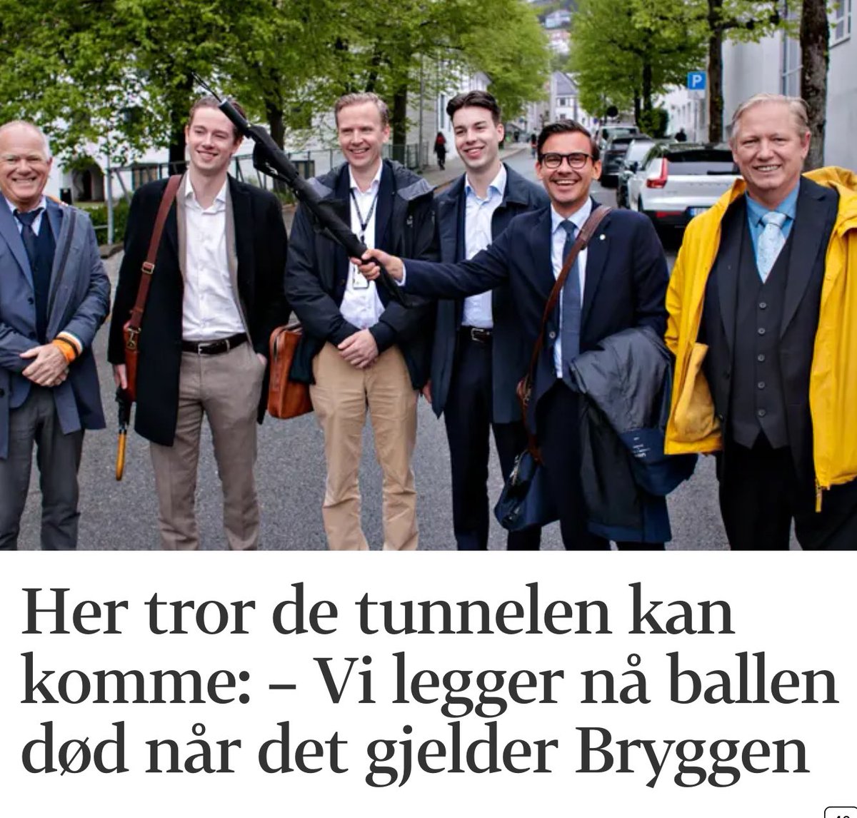 SÅ UTREDNINGEN er allerede ferdig og man har konkludert? Skal si at dette går fremover med lysets hastighet! 😂 #bybanen