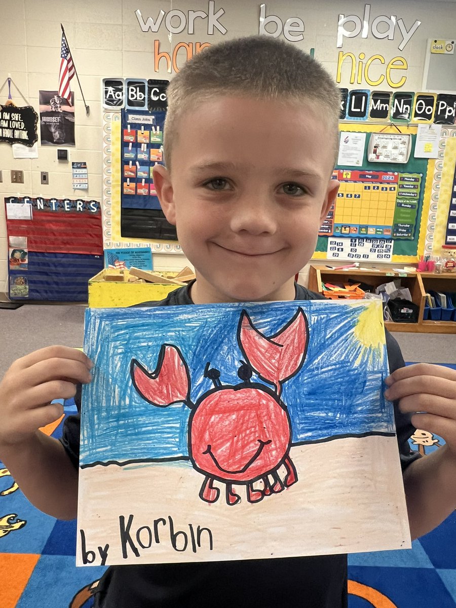 LiveLaughTeachK's tweet photo. #usd379 #lincoln379 We’re finishing the year strong with directed drawing and story writing. They did great! https://t.co/K33rFPy1R4