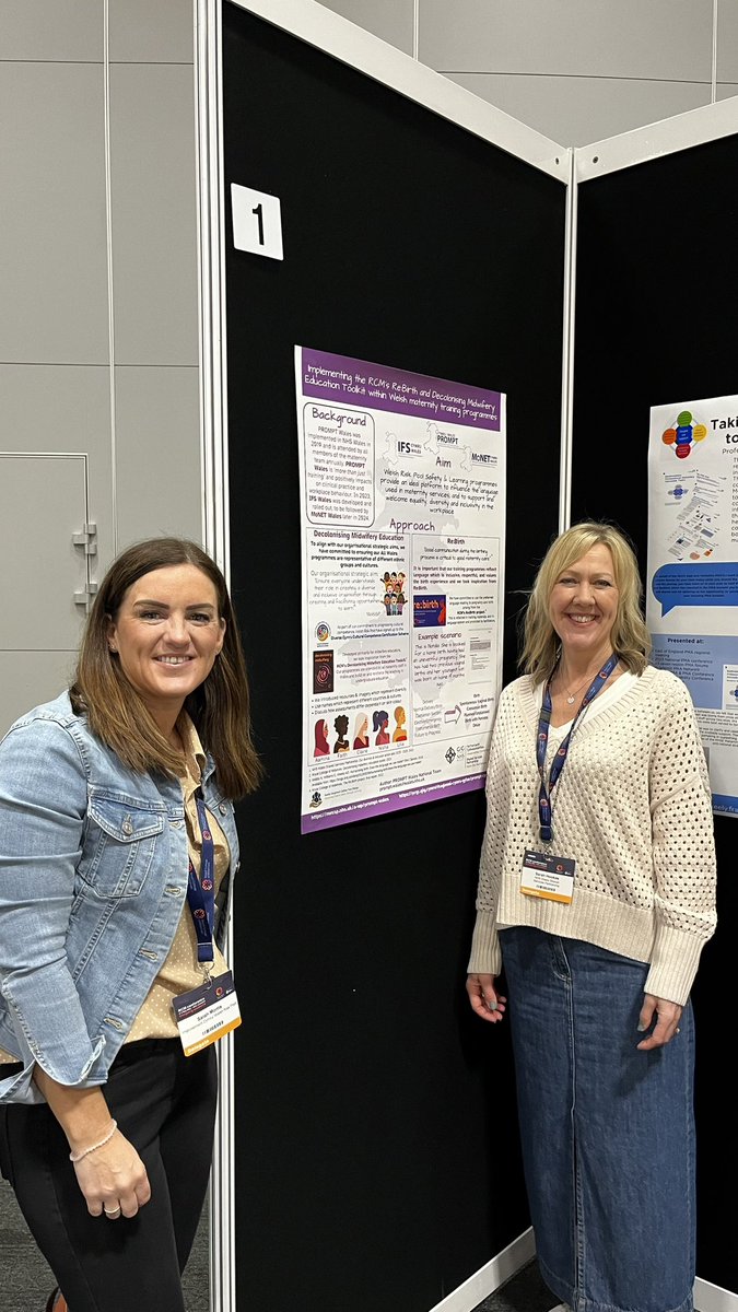 Come and see our poster at #RCMConf2024 demonstrating how we have implemented elements of @MidwivesRCM Re:Birth & Decolonisation projects in to @WRPsafety_learn programmes @PromptWales #IFSWales #MoNETWales @JonathanWebbWRP @LegalRiskWales @JudeField @CNOWales @GillWaltonRCM 🏴󠁧󠁢󠁷󠁬󠁳󠁿