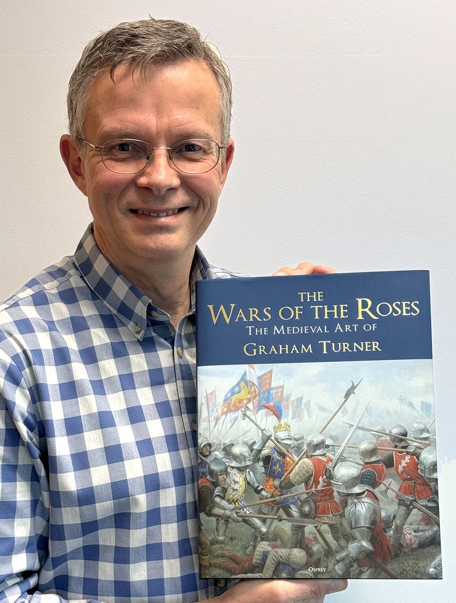 Battlefield Trust #WarsofTheRoses Event. Date: Saturday 25th May 2024, 2.30pm Location: the Octagon at St Peter’s church, St Albans Graham will be talking about his #art and his inspiration for his new book. Tickets cost £10. Book your place: bit.ly/3VQsAr9