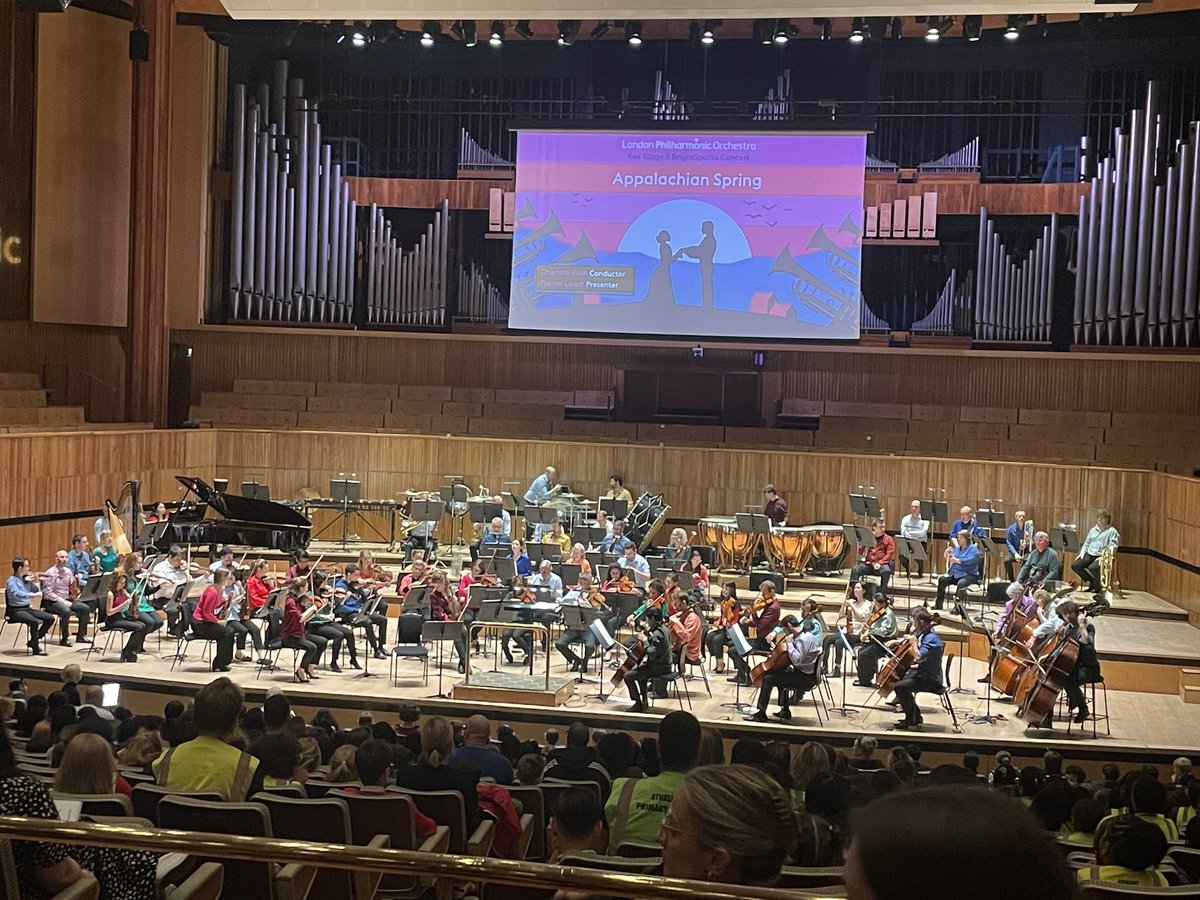 Year 3 are very excited to see the @LPOrchestra perform at @southbankcentre today!
