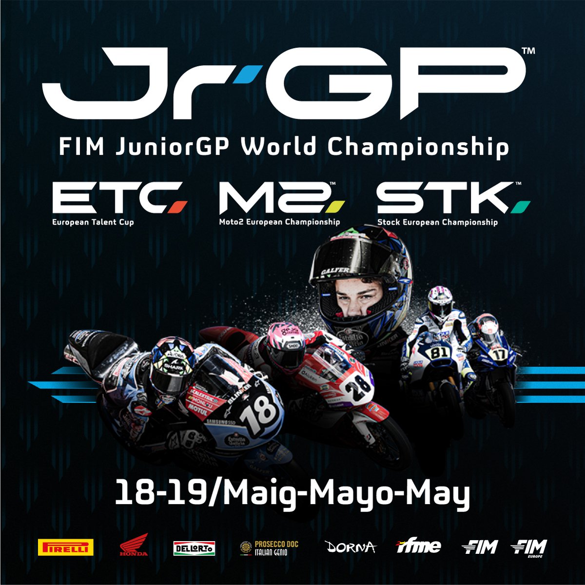 La propera cita al Circuit serà... el FIM #JuniorGP World Championship amb les joves promeses del motociclisme!!! ✊✊✊✊ Accés gratuït amb entrada del #CatalanGP de #MotoGP 2024! 🤩 🎟 circuitcat.com/ca/entrades/ #RoadtoMotoGP