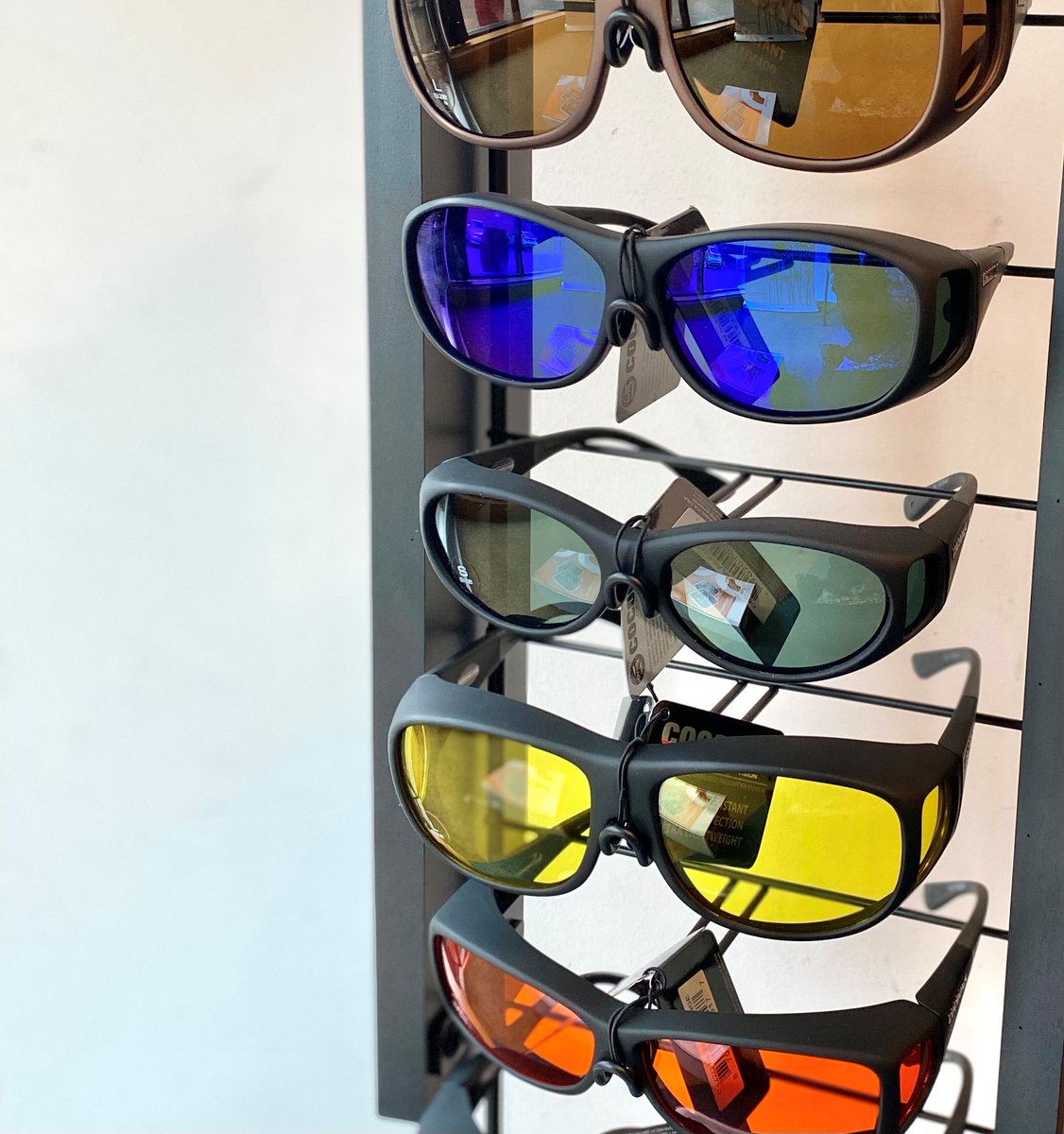 Summer is almost here, which means it's time to find sunglasses that will not only match your snazzy summer outfits but also protect your eyes from the sun. Our Cocoon sunglasses protect your eyes and are built to last! Get in touch to come try out which glasses are best for you.