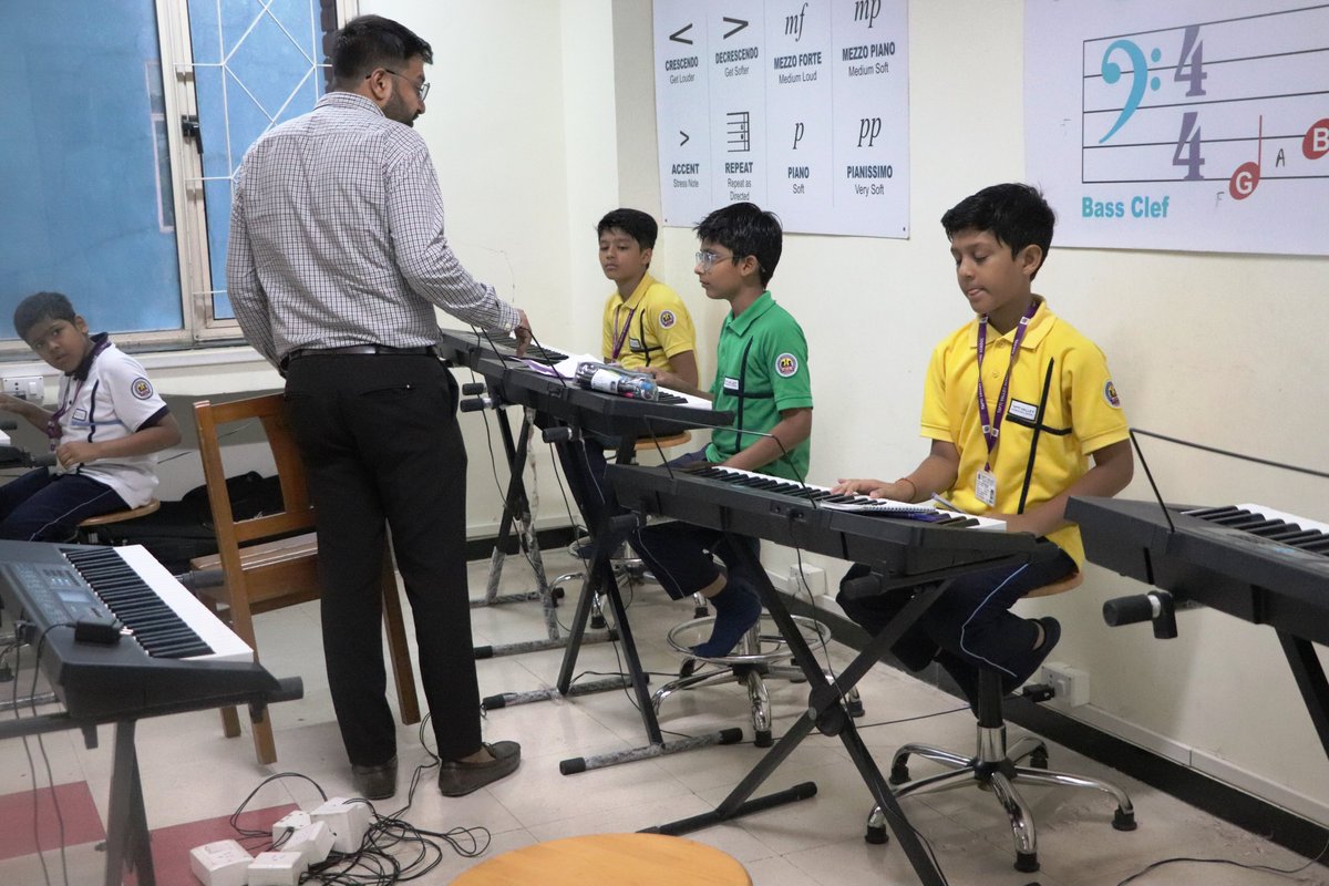 Key Board camp for class V:

Key Board camp was organised for grade V students for 10 working days from 12th April to 26th April 2024.