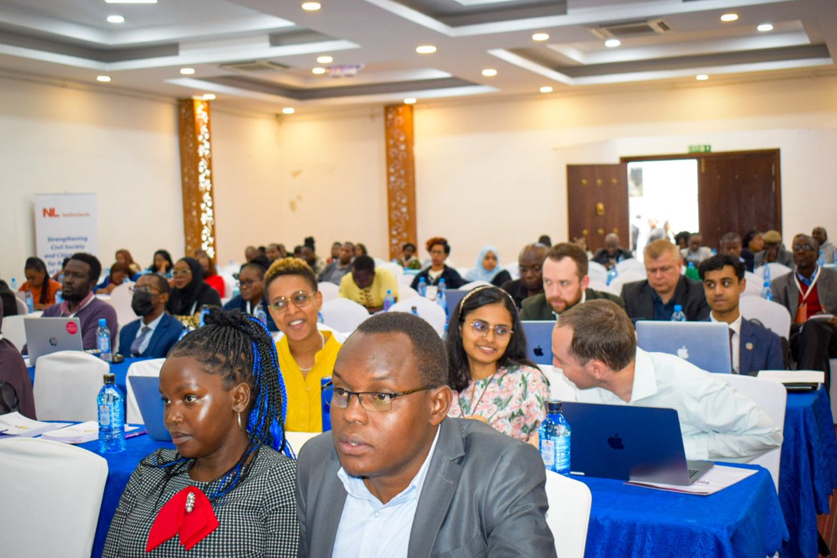 Executive Director @PACJA1 Dr.@mithika_mwenda making his remarks during Honored to have delivered during the pre-Conference -CSO Mobilization Day and Fun Run, ahead of 2024 United Nations Civil Society Conference. @PACJA1