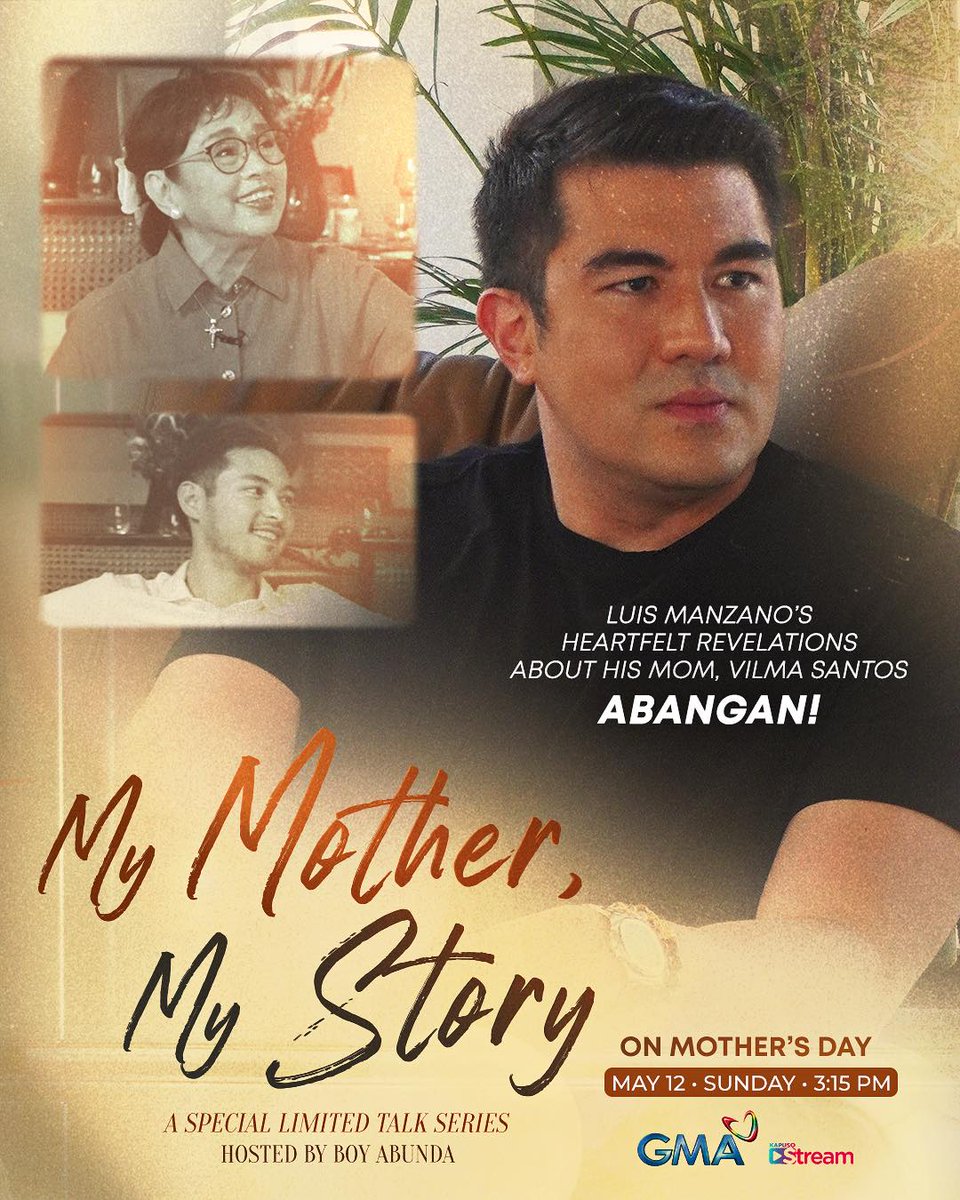 Ano nga ba ang kuwento ni Luis Manzano bilang anak ng nag-iisang Vilma Santos? Alamin ang kaniyang mga rebelasyon sa docu-talk TV special with Boy Abunda!

Abangan ang #MyMotherMyStory ngayong Mother’s Day, 3:15 PM sa GMA.