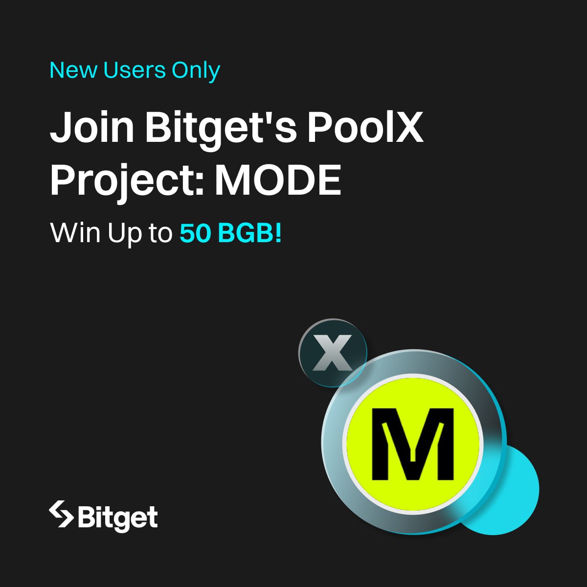 BitgetIndia's tweet photo. Join #Bitget's latest PoolX $MODE @modenetwork
🎁 Win Up to 50 BGB!
👉 Promotion Period: 05/08/2024 15:30:00-05/17/2024 13:30:00
More👇 https://t.co/cGK9Ww0FHT