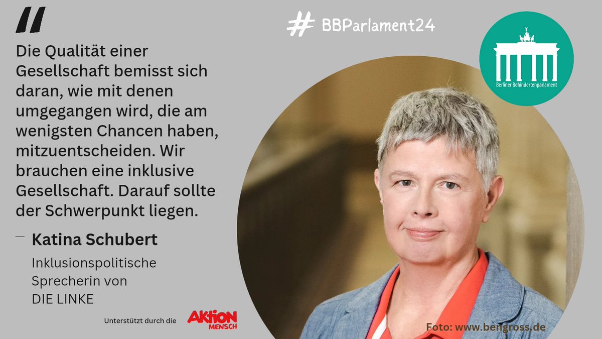 Wir haben hier noch was Wichtiges nachzureichen: Natürlich wurden wir gestern auch wieder von @Katina_Schubert von @LinksfraktionB unterstützt. #BBParlament #Berlin #Politik