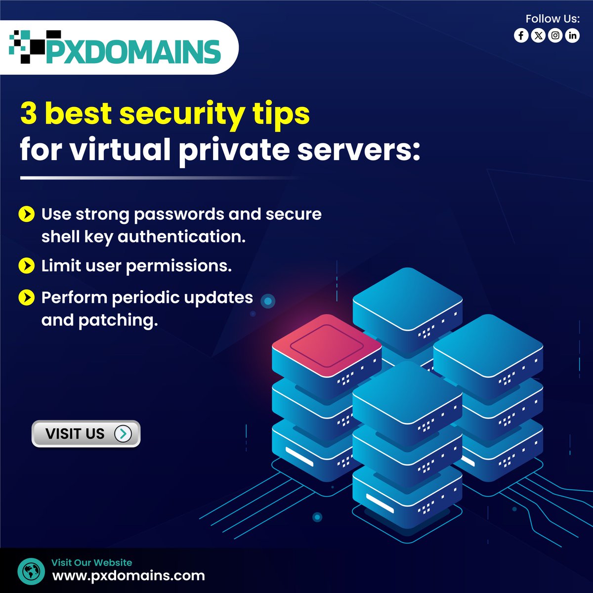 #VPS #technology improves security through isolation, dedicated resources and customization. With these tips, you can safeguard your #servers from #malicious attacks and #databreaches.
#vpshosting #webhosting #hosting #vps #sharedhosting #cloudhosting #website #webhostingcompany