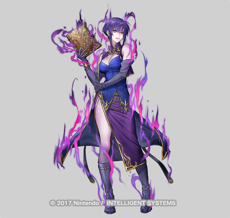 「ファイアーエムブレムヒーローズ「闇に舞う蒼鴉 ウルスラ」描かせて頂きました!!ど」|п猫Ｒのイラスト