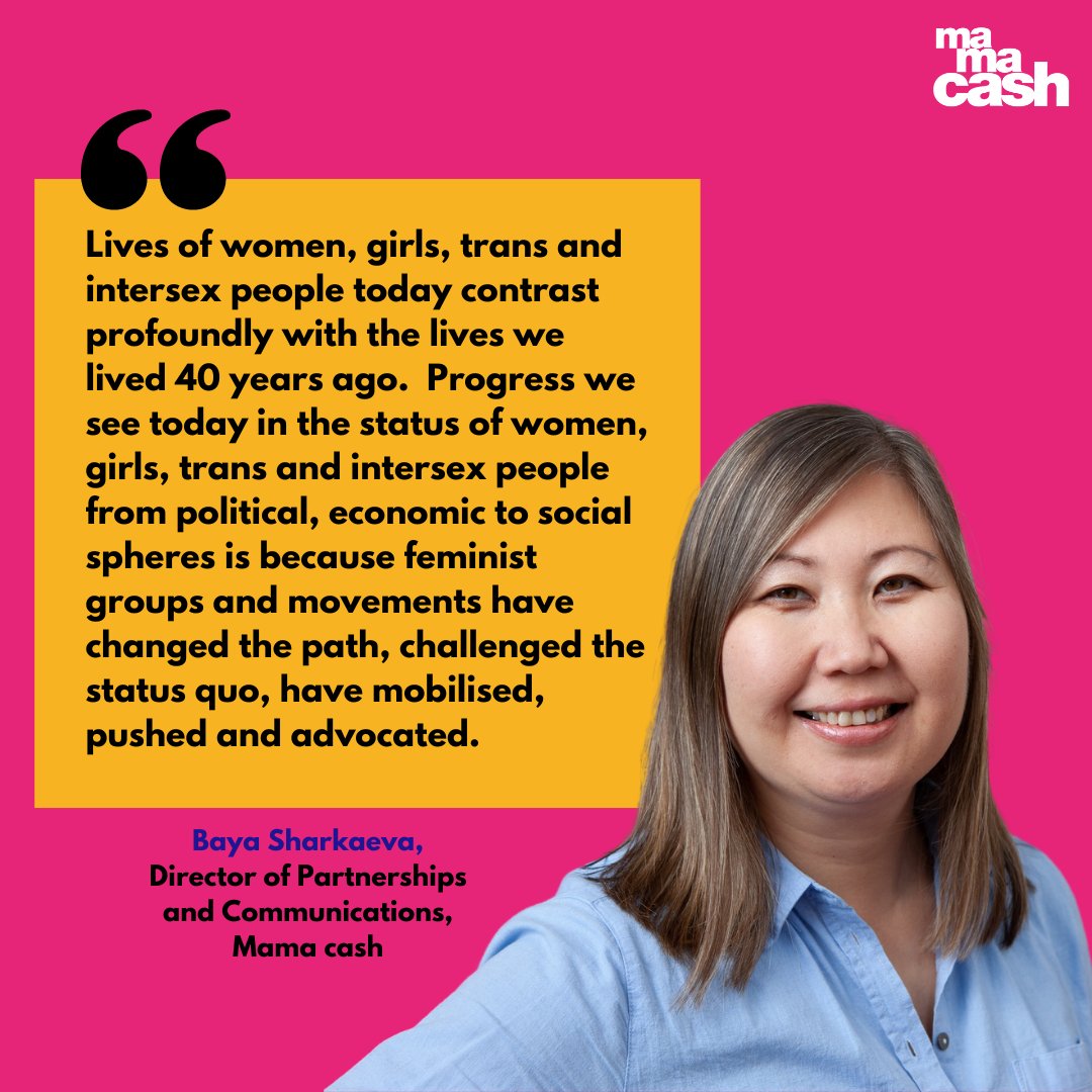 Progress we see today in the status of women, girls, trans and intersex people from political, economic to social spheres is because #feminist groups and movements have changed the path, challenged the status quo, have mobilised, pushed and advocated. #FeministProgress