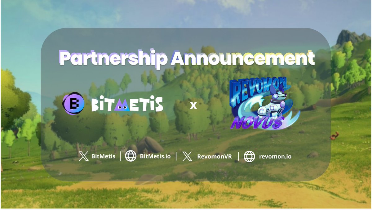 Exciting news with huge rewards🔥 We are partnering 🤝w/ @RevomonVR !🙌 🎁3 NFT DIGITAL LANDS 🎉Value: $400 / each + perks 👇Finish easy tasks to join bitmetis.io/bounty-detail/… #RevomonVR is a mix between Palworld and Pokémon in Virtual Reality, Mobile and PC. Now building…