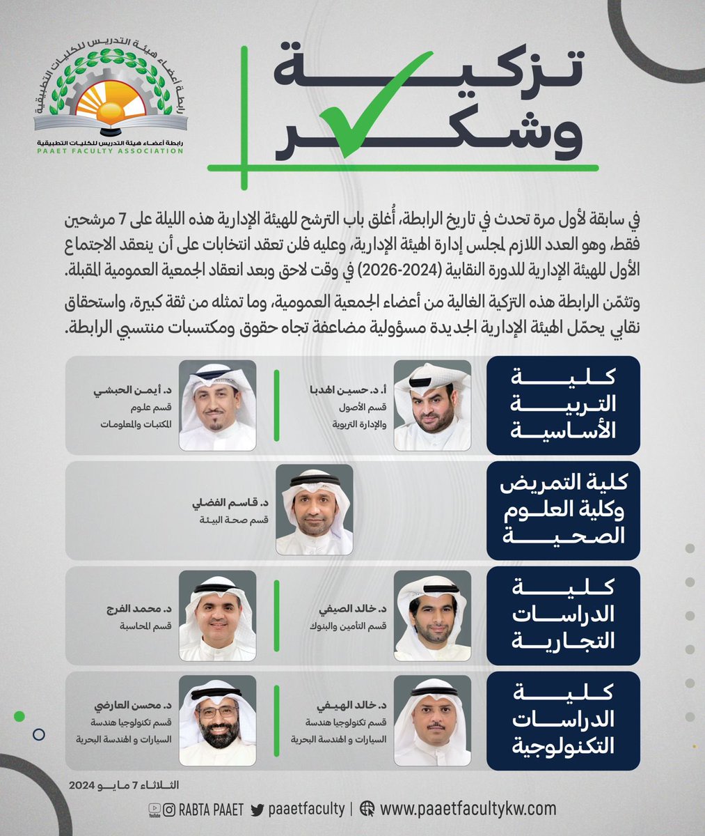 نشكر  ثقتكم الغالية  ونسأل الله أن نكون عند حسن ظنكم بنا

#التطبيقي 
#paaet 
#محسن_العارضي