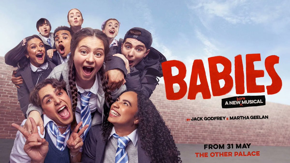 Check out this amazing artwork for the musical #Babies, coming exclusively to @TheOtherPalace for six weeks! Leading the company is Zoë Athena as Leah, with casting by @harryblumenau. 🎉