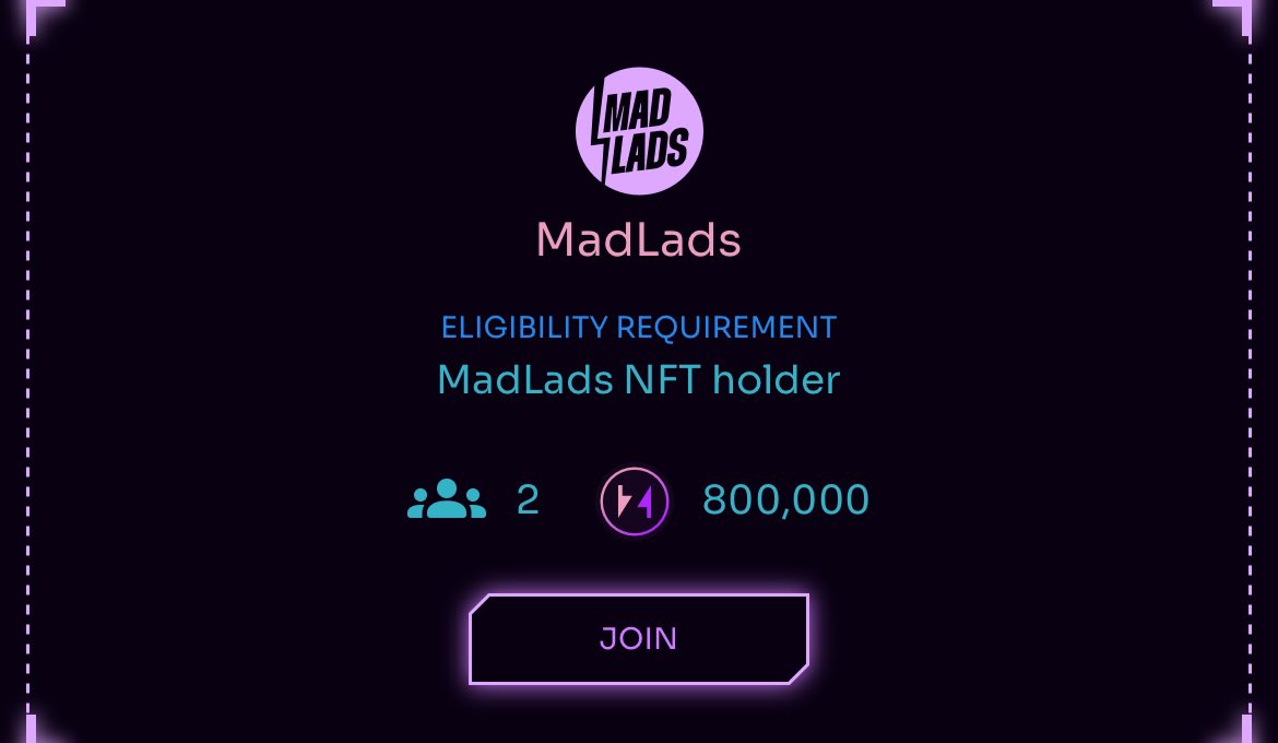 buy @MadLads and be eligible for @ZetaMarkets airdrop 👀

Lads on top.