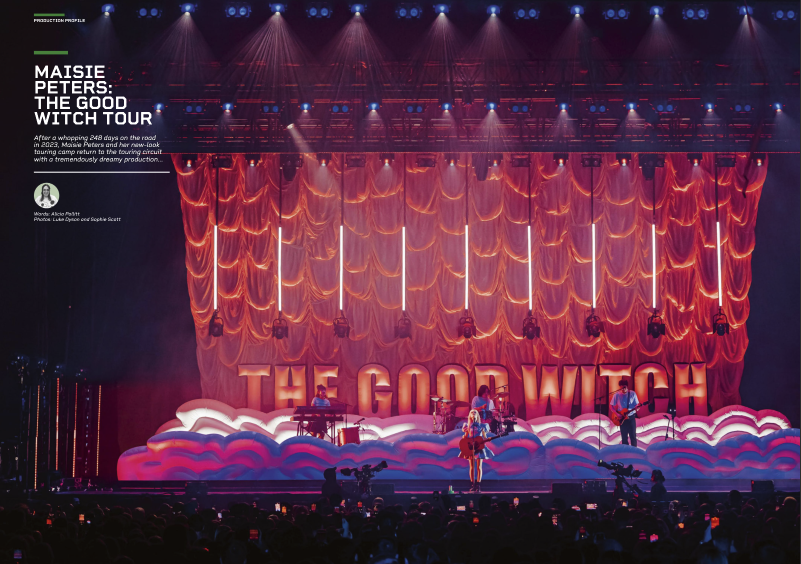 #Avolites' feature in the #281 - May/June 2024 issue of @tpimagazine. Dive into pages 48-53 where Tom Campbell's innovative #LightingDesign for #MaisiePeters ' #GoodWitchTour is spotlighted. Read the full story: issuu.com/mondiale/docs/… #StageProduction #LightingTech #LightShow