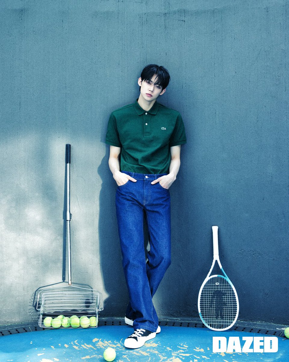 DazedKorea's tweet photo. HIT THE GREEN #협찬

2024 Digital Cover of <DAZED> KOREA

연준이 치고 라코스테가 받고. 

라코스테 폴로셔츠의 헤리티지를 기념하는 LACOSTE1933 팝업이 오는 5월 15일부터 서울, 성수에서 진행됩니다.  (서울 성동구 뚝섬로 17길 35)  

#라코스테 #Lacoste #Lacoste1933 #ReneDidItFirst https://t.co/pN2Tzzftg5