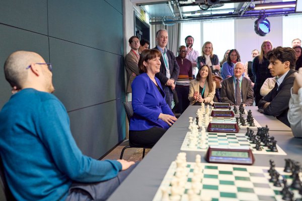 London Office Director @amy_lightstone enjoyed a fascinating visit to @GoogleDeepMind with the @UCL_Academy and @schoolschess. The students took part in a keenly fought tournament but were no match for former junior chess champion @RachelReevesMP & UCL Alum @demishassabis ♟️