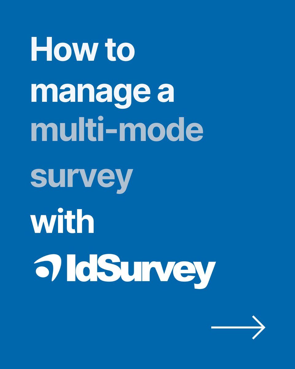 idsurveysw's tweet photo. Explore IdSurvey's versatile mixed-mode feature, where you can seamlessly blend and oversee all research methods within a single survey. Simplify your process with just one questionnaire and database. Discover our survey software with a demo: https://t.co/alTK3wwJm4 #survey #demo https://t.co/v3Ayvloh4s