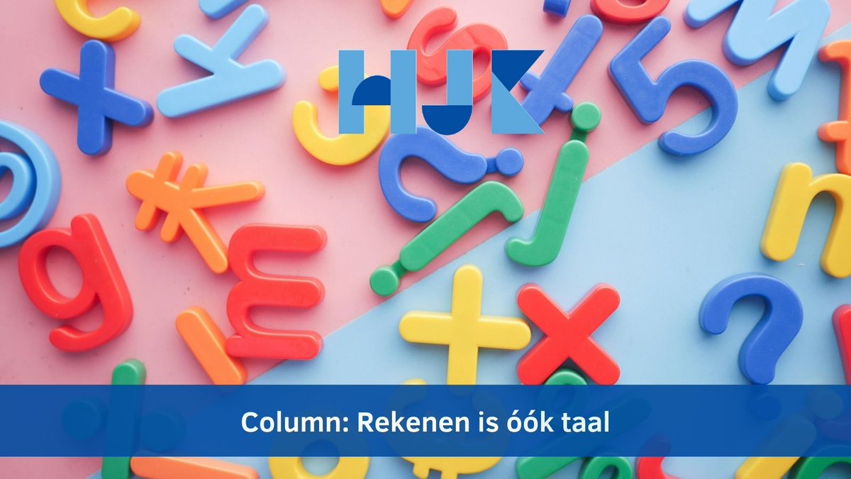 Als het op rekenen aankomt ben ik een kleuter. Ik denk in taartpunten, de grootte van pakken melk of speldenknoppen. 

De tafels zitten er bij mijn generatie ingeramd, maar ja, de rekenmachine is sneller. 👇

🌐 hjk-online.nl/opinie/rekenen…