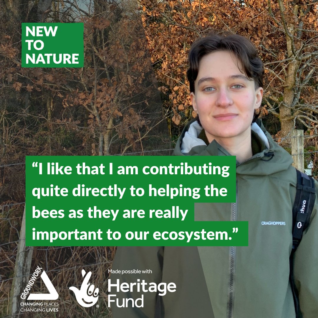 Hugo joined the @BumblebeeTrust as a Science Assistant where he is picking up new knowledge and shifting his core career resolution to make a positive impact into an environmental one. Help the next generation of environmentalists here: groundwork.org.uk/force-of-natur… @HeritageFundUK